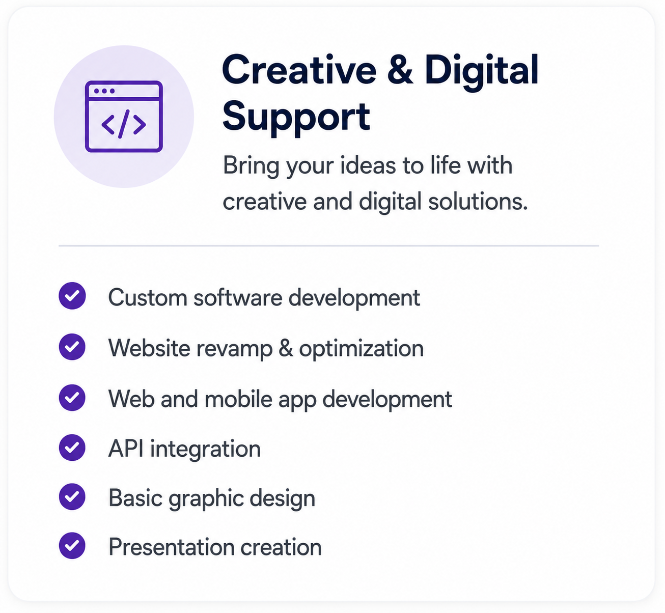 Creative Services